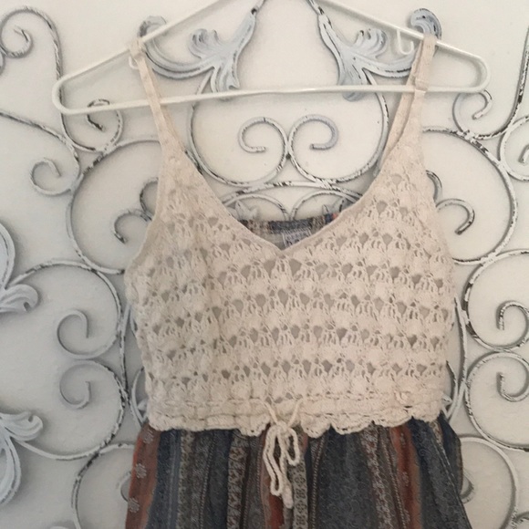 Crochet Ruffled Dress - Picture 2 of 5